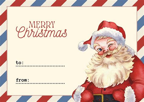 Free Printable Christmas Card Templates · InkPx.
